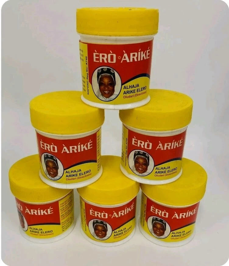 Ero Arike Herbal Balm Nigerian Traditional Soothing Balm - Pack of 6 Jars