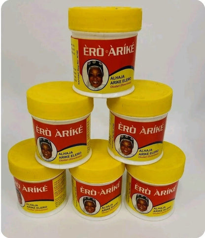 Ero Arike Herbal Balm Nigerian Traditional Soothing Balm - Pack of 6 Jars