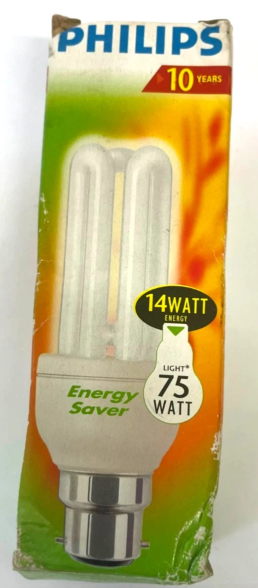 Philips 14W Energy Saver CFL Light Bulb 75W