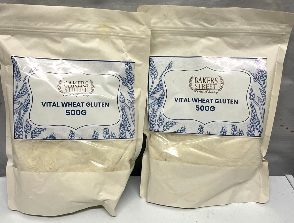 Vital Wheat Gluten – Bread Baking Protein 500g (2 PACK)