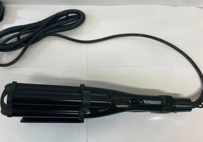 TONI & GUY Deep Barrel Hair Waver Black Triple Barrel Styling Crimper