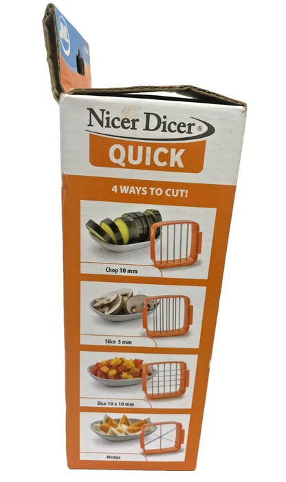 JML Nicer Dicer Quick Handheld Chopper Slicer Dicer & Wedger Set