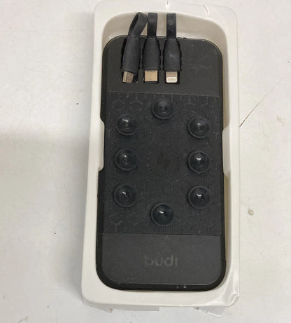 Budi 10000mAh Wireless Power Bank 20W PD 15W Fast Charge Built-In Cables