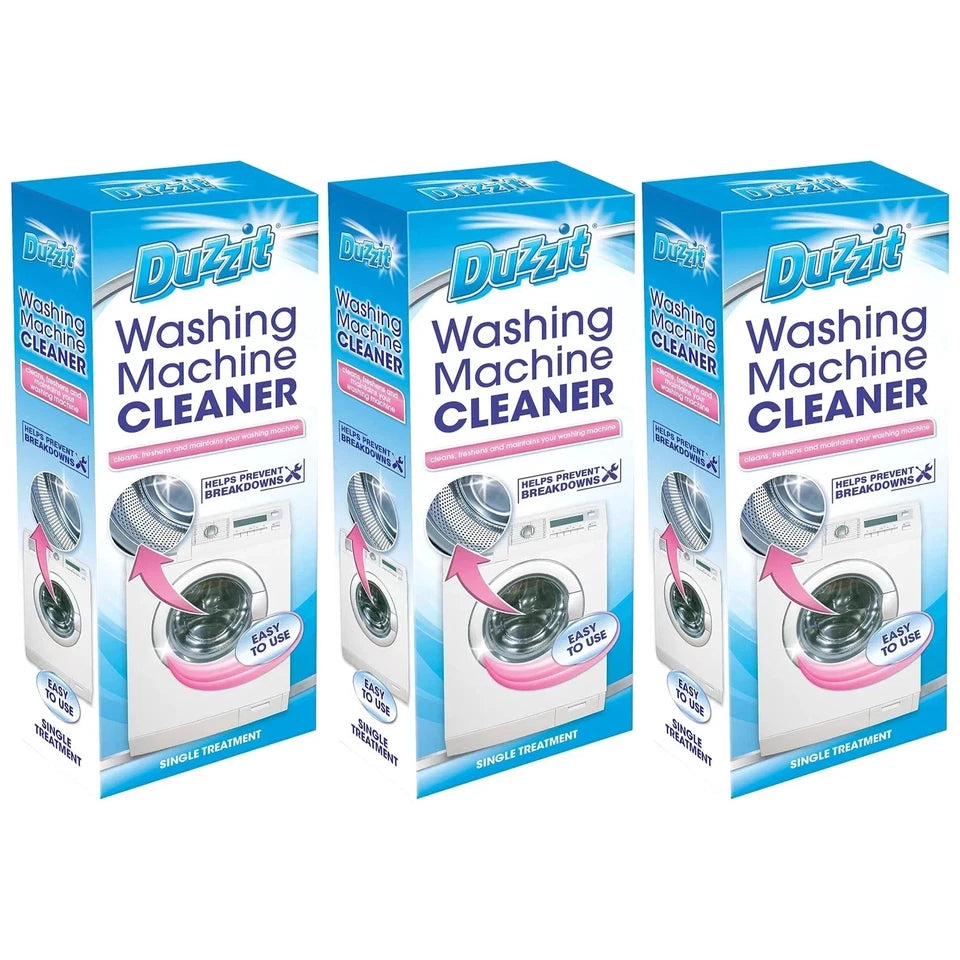3 x Duzzit Washing Machine Cleaner 250ml