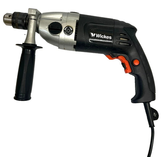 Wickes 1100W Corded Electric Hammer Drill – 13mm Chuck (with Case & Bits)