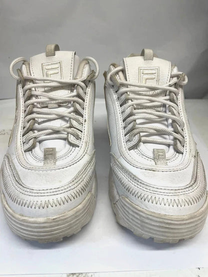 FILA Trainers White Tan UK 5 EU 38 Chunky Sneakers Casual Shoes Retro
