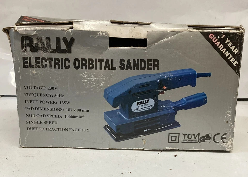 Rally 135W Electric Orbital 1/3 Sheet Sander 230V