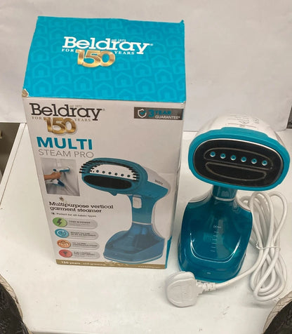 Beldray Multi Steam Pro Garment Steamer 1200W 260ml Handheld Clothes Steamer