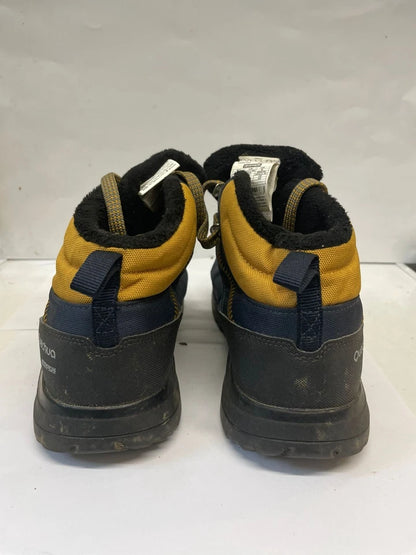 Quechua Blue Yellow Hiking Boots UK 8 EU 42 - Outdoor Walking Shoes
