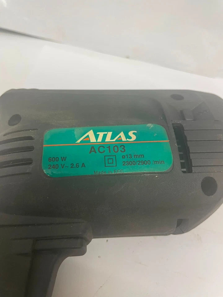 Atlas AC103 600W 13mm Corded Electric Impact Drill 240V - Tested Working