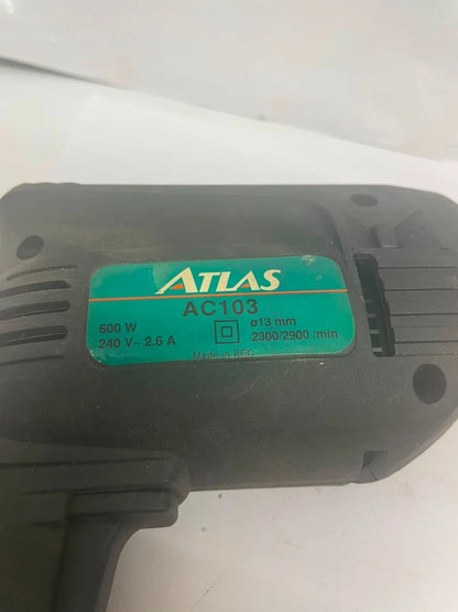 Atlas AC103 600W 13mm Corded Electric Impact Drill 240V - Tested Working