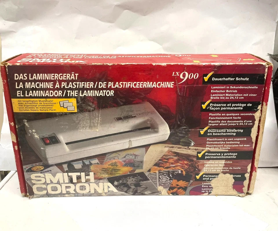 Smith Corona LX900 A4 Thermal Laminator UK Plug - 250W