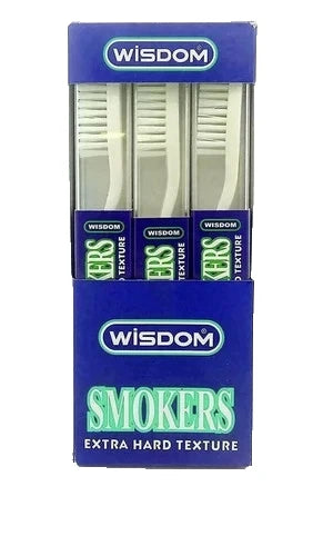 Wisdom Smokers Extra Hard Texture Toothbrush – Pack of 12