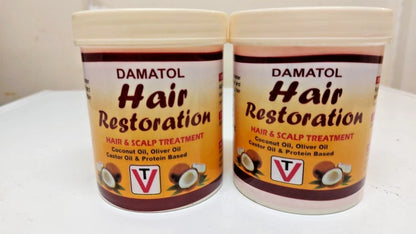 Damato Hair Restoration – Hair & Scalp Treatment 250gram - 4 Jars