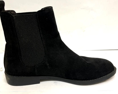 Primark Chelsea Boots Black Suede UK 4 EU 37 – Women’s Slip On Ankle Boots