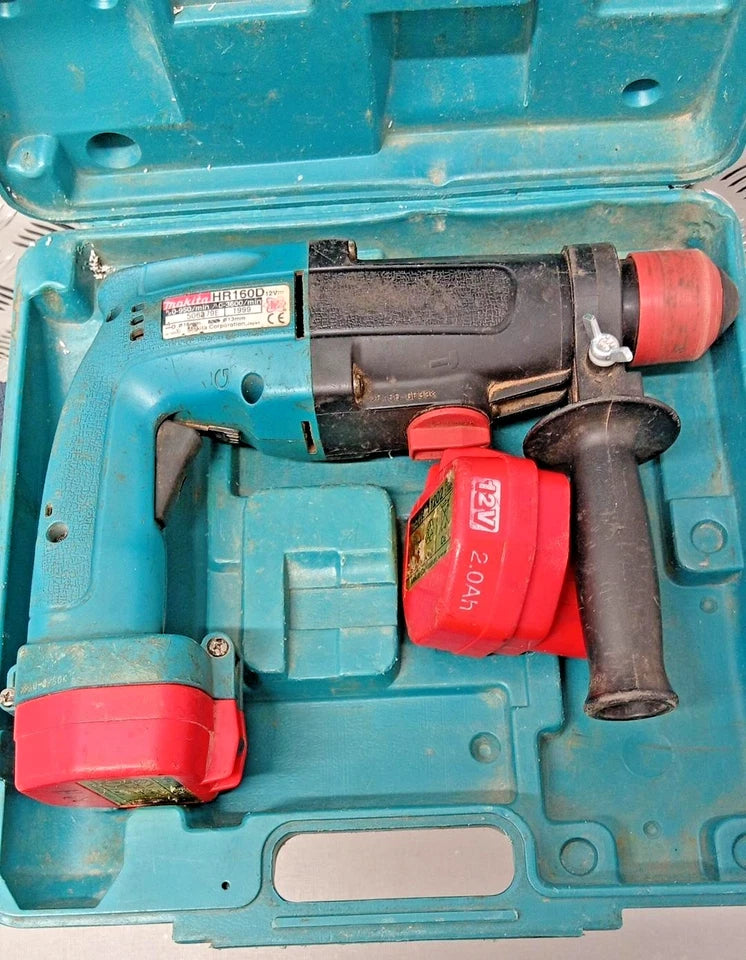Makita HR160D 12V SDS Rotary Hammer Drill 2x Batteries Case