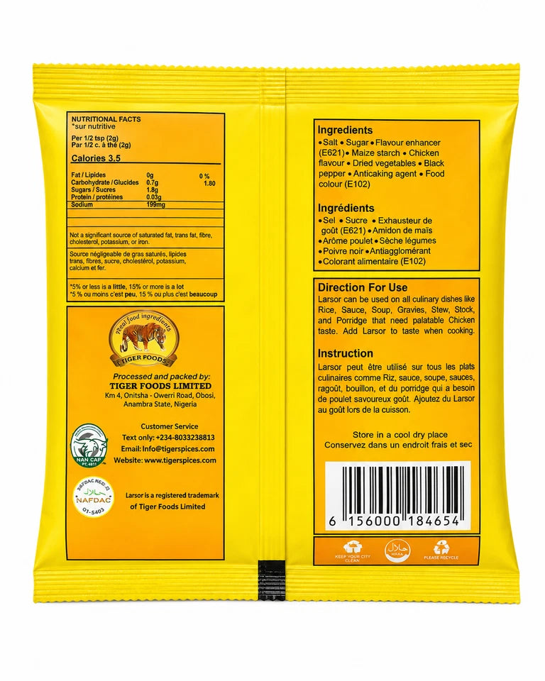 2 x Larsor Chicken Seasoning 400g