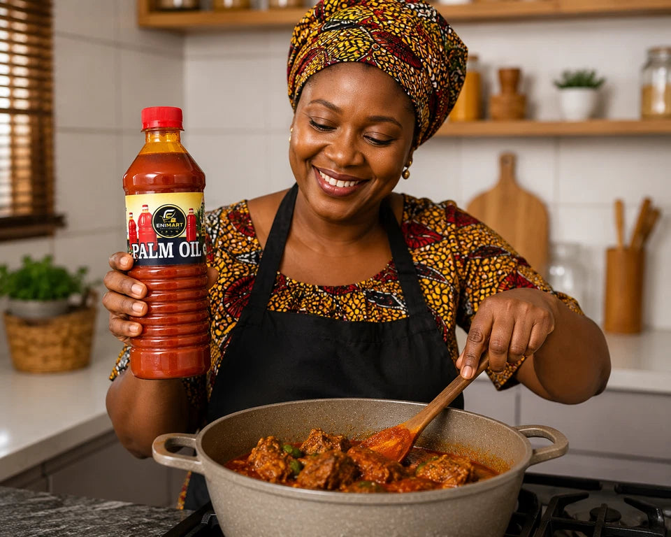 2 x 100% Authentic Red Palm Oil 75cl Each