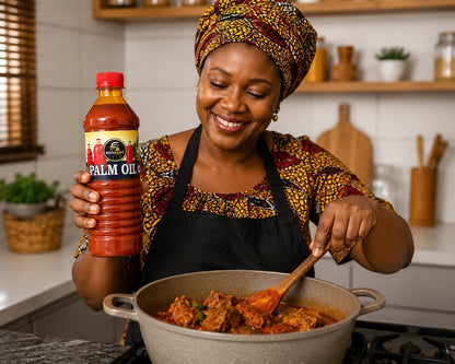 2 x 100% Authentic Red Palm Oil 75cl Each