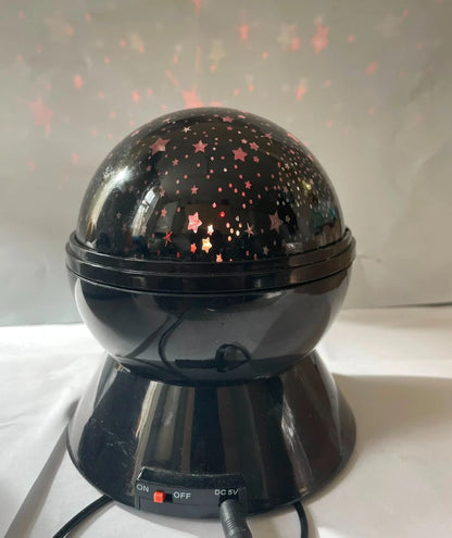 Mokoqi Star Projector Night Light LED Moon Sky Lamp Digital Clock Black