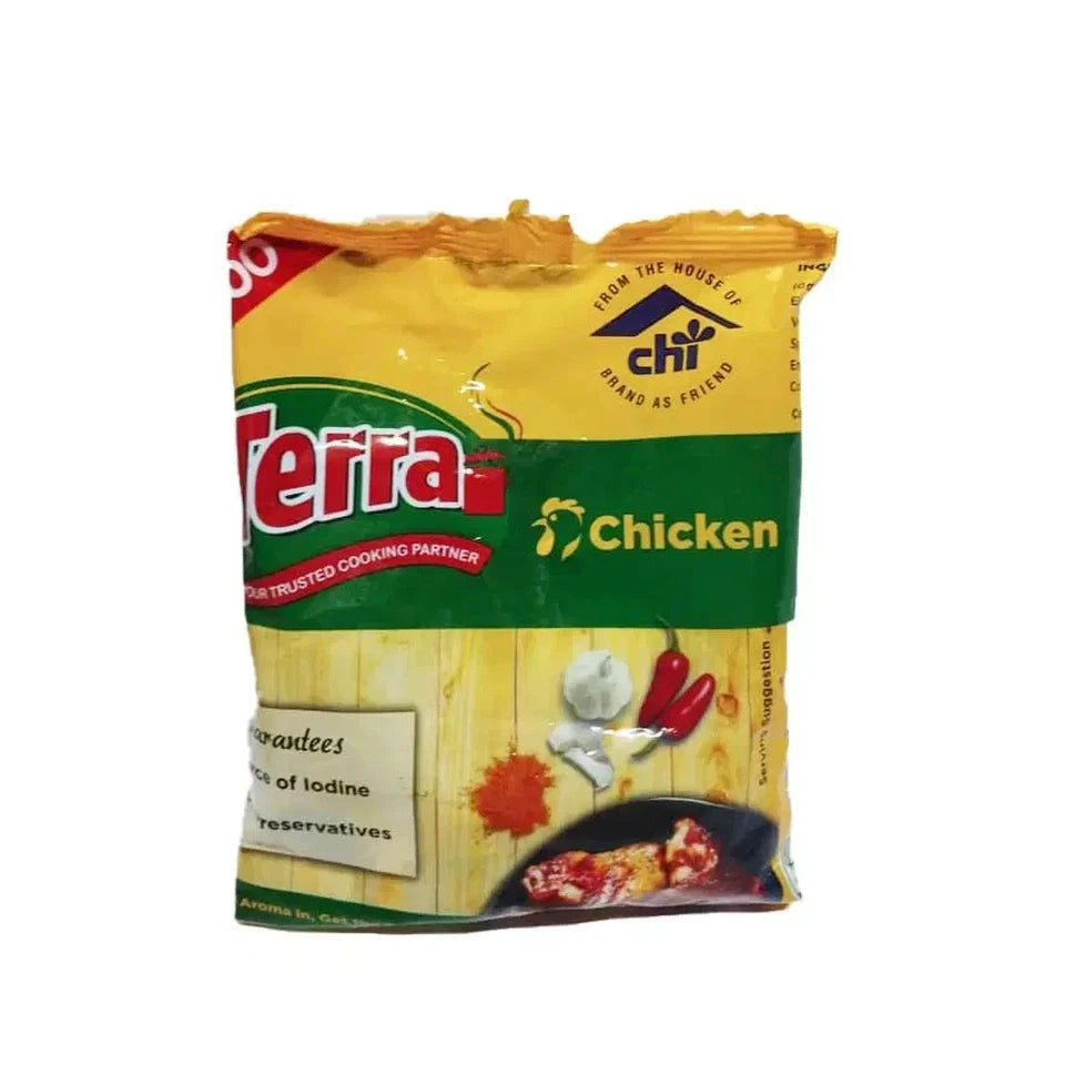 Terra Chicken Seasoning Cube | 100 Stock Cubes for Stews & Soups - Exp. Oct 2027