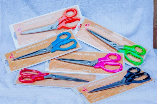 2 x Blue Dressmaking Shears – 250mm Fabric Scissors