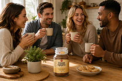 Douwe Egberts Pure Gold Instant Coffee 400g Medium Roast Glass Jar
