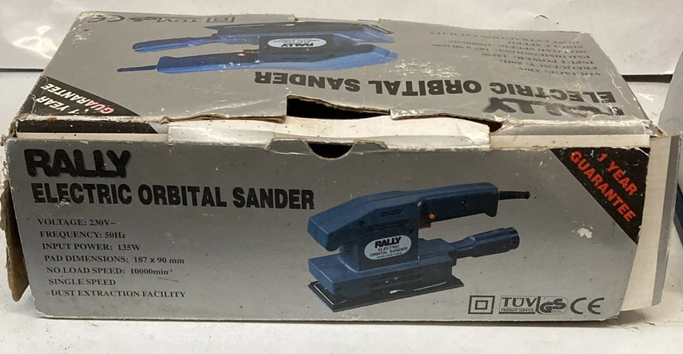 Rally 135W Electric Orbital 1/3 Sheet Sander 230V