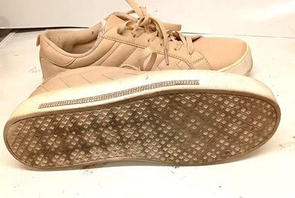 Primark Beige Trainers UK 7 / EU 40 / US 9 Women’s Lace-Up Casual Sneakers