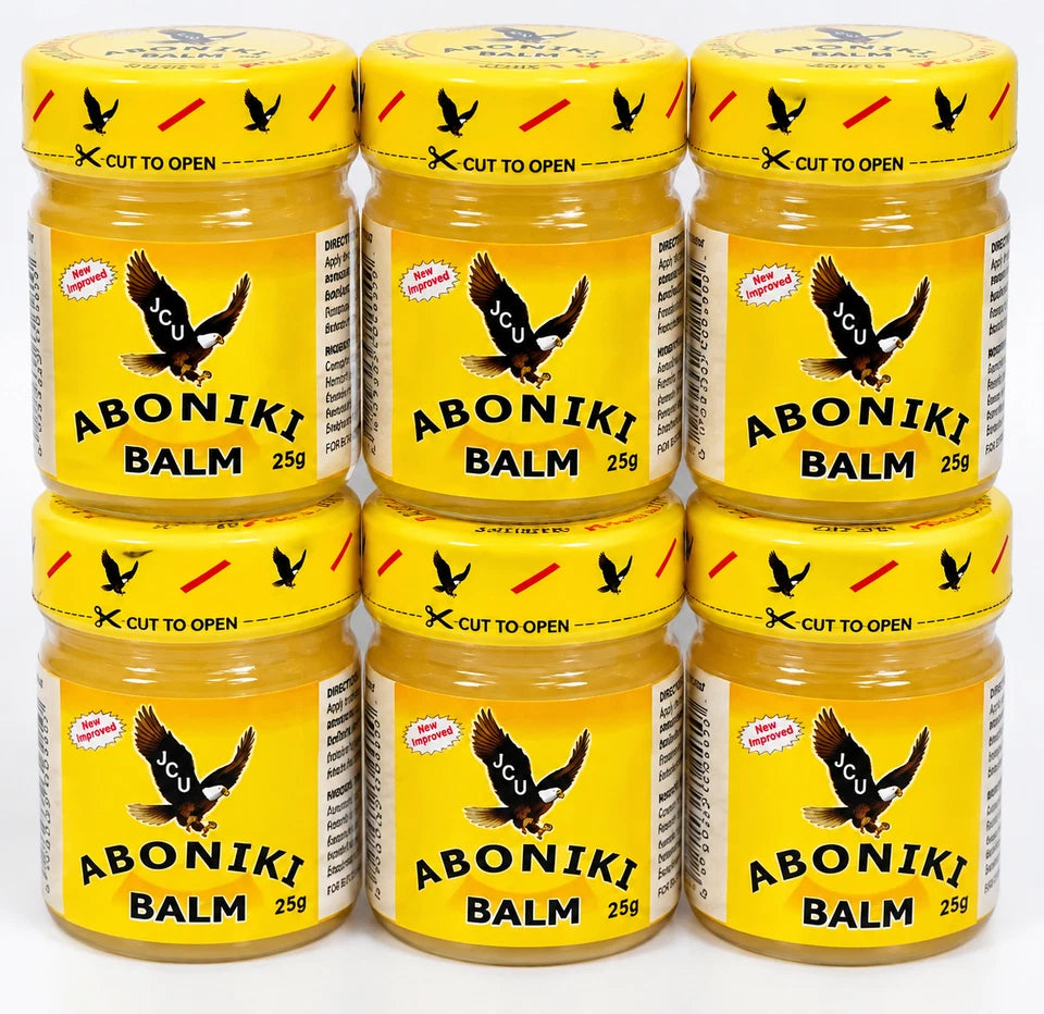 6 x Aboniki Balm 25g Each