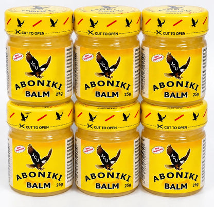 6 x Aboniki Balm 25g Each