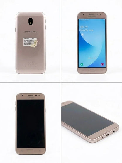 Samsung Galaxy J3 2017 SM-J330FN Gold Unlocked 16GB 2GB RAM 5" Android Phone