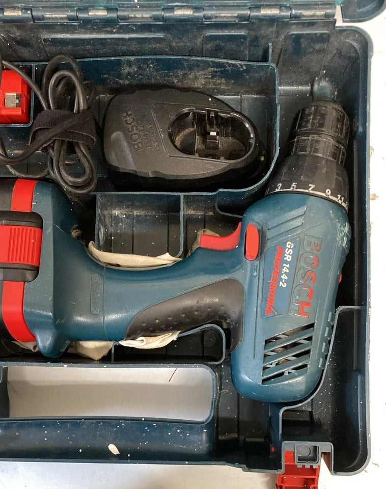 Bosch GSR 14.4-2 Professional Cordless Drill Driver 14.4V 2 Batteries & Charger