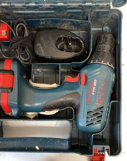 Bosch GSR 14.4-2 Professional Cordless Drill Driver 14.4V 2 Batteries & Charger