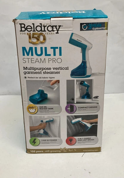 Beldray Multi Steam Pro Garment Steamer 1200W 260ml Handheld Clothes Steamer