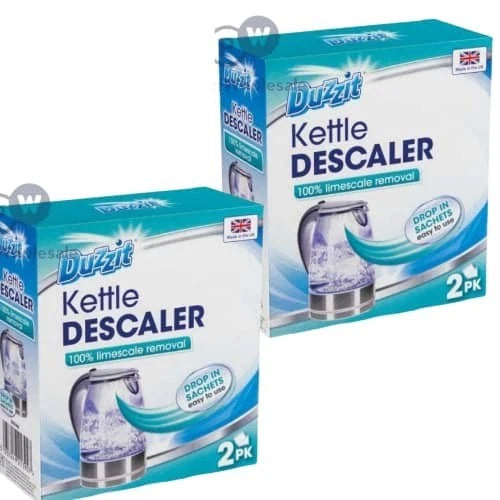 2 x Duzzit Kettle Descaler – 2 Packs x 2 Sachets (4 Sachets Total)