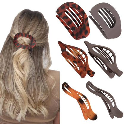 6-Piece Fashion Hair-Claw Clip Set for women
