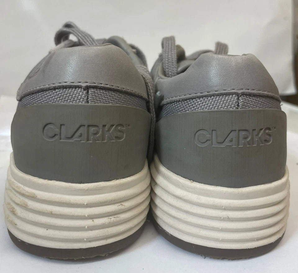 Clarks Grey Lace-Up Trainers Size UK 3.5/EU 36