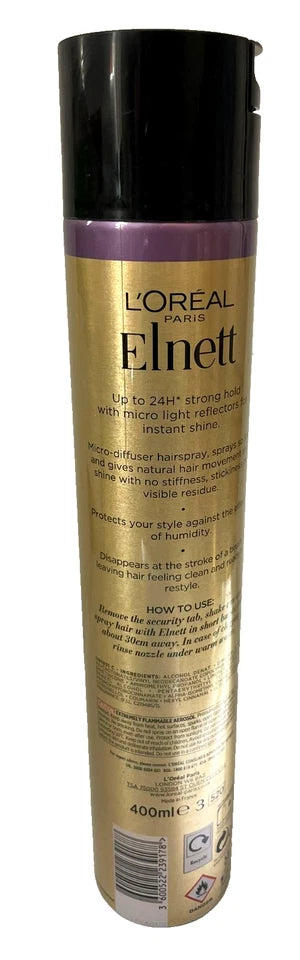 L’Oréal Paris Elnett Hair Spray 400ml – Strong Hold