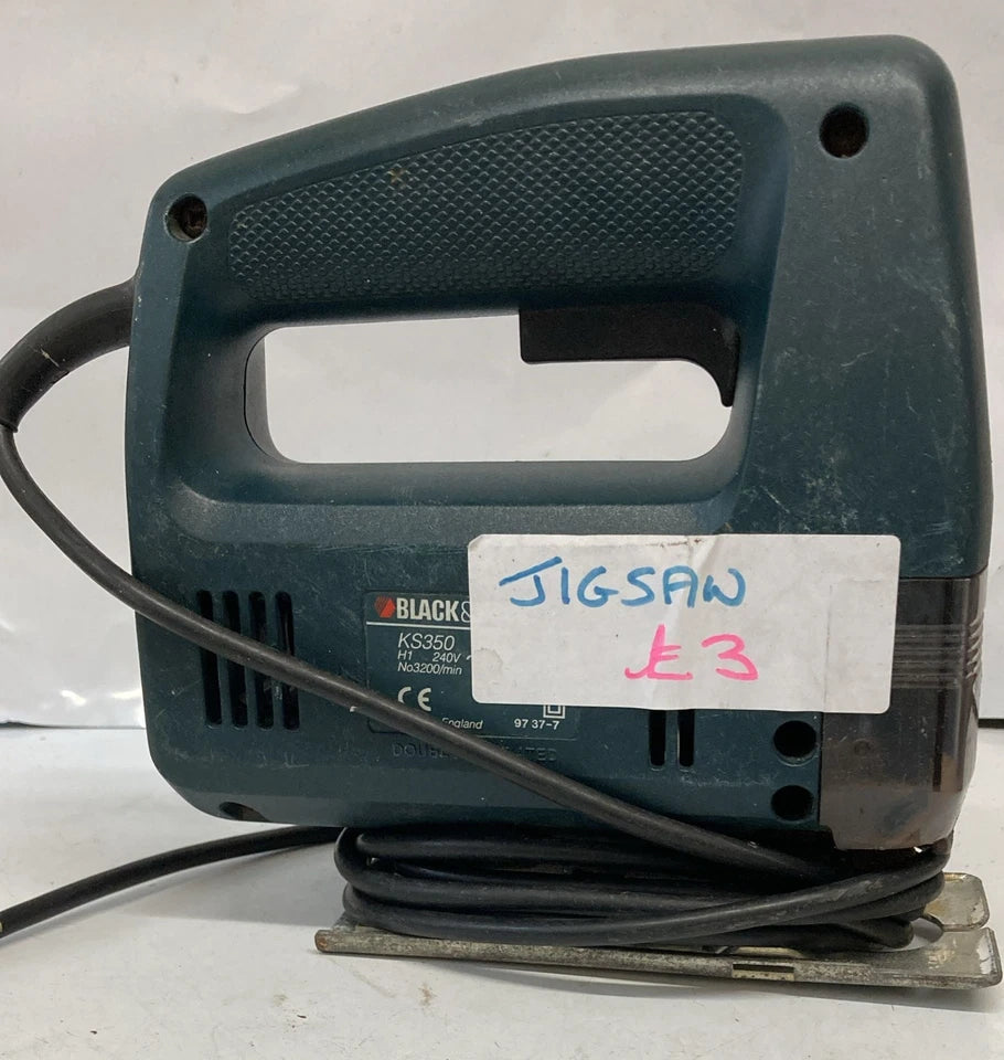 Black & Decker KS350 370W Corded Electric Jigsaw 240V