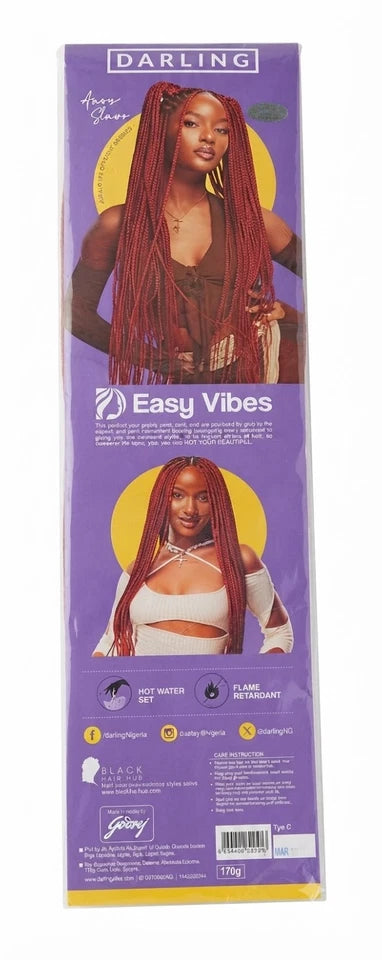 Darling Easy Vibes Braiding Hair 45" Colour 30 Pre-Cut Pre-Picked Synthetic