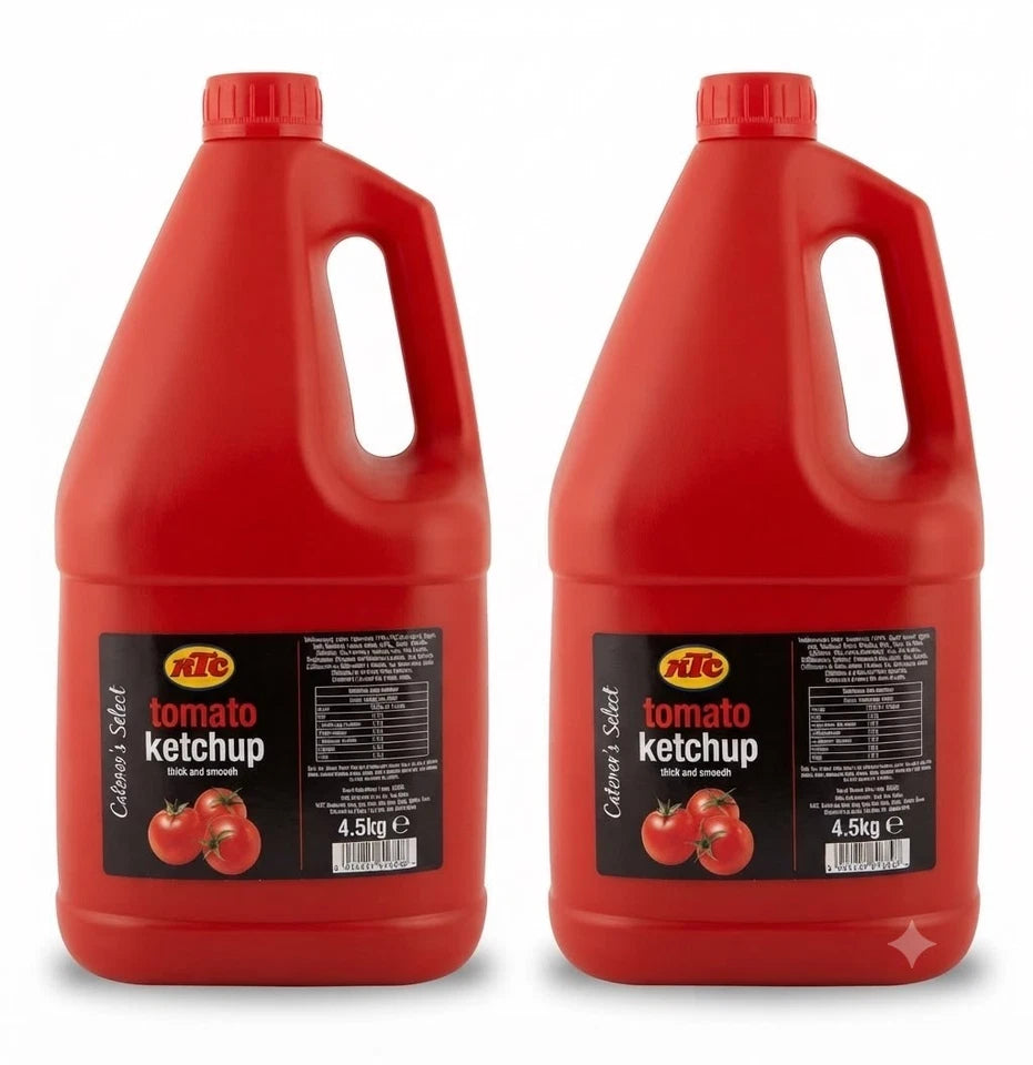 KTC Tomato Ketchup 4.5kg Large Catering Bottle Thick & Smooth - Exp. Oct. 2026