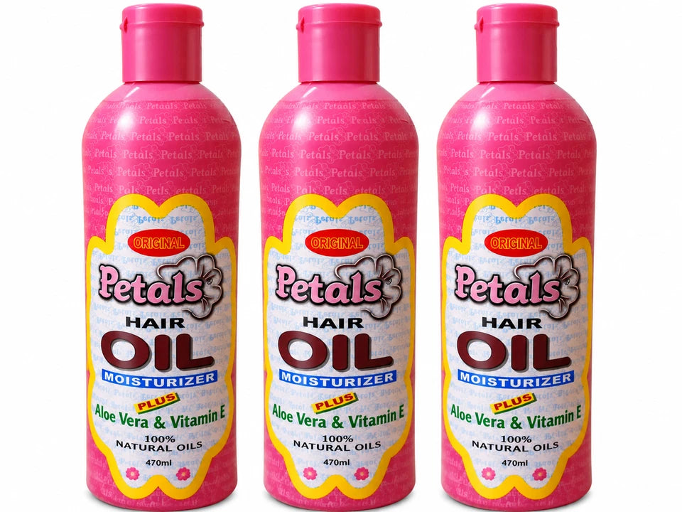 Petals Hair Oil Moisturizer with Aloe Vera & Vitamins – 470ml