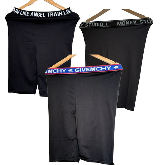 x3 Men’s Boxer Shorts – Black with Branded Waistbands