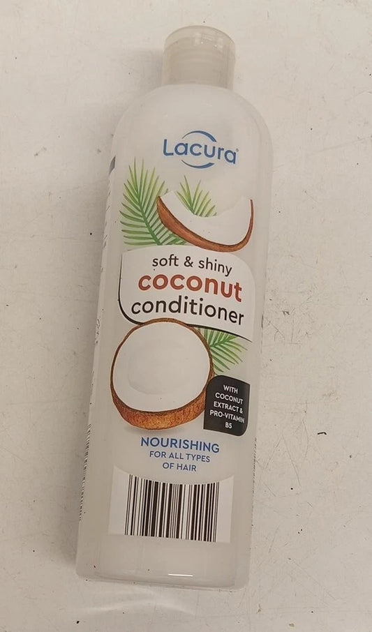 3x Lacura Soft & Shiny Coconut Conditioner Nourishing Hair Care