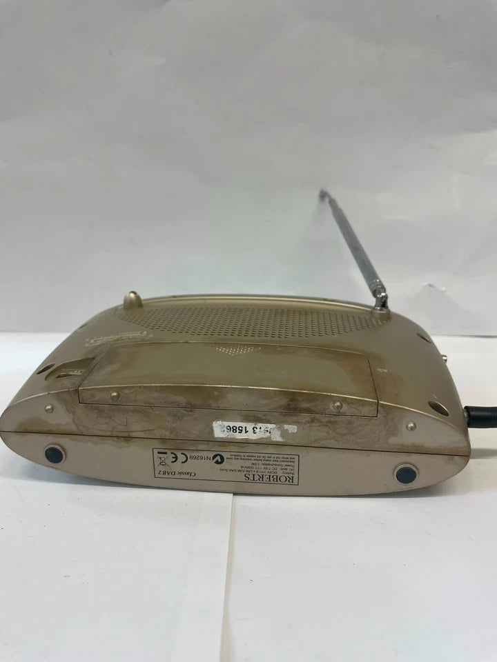 Roberts Classic DAB2 Portable DAB DAB+ FM Digital Radio Gold With Adapter