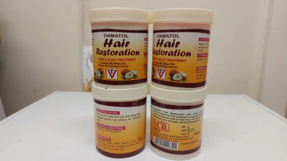 Damato Hair Restoration – Hair & Scalp Treatment 250gram | Coconut Oil