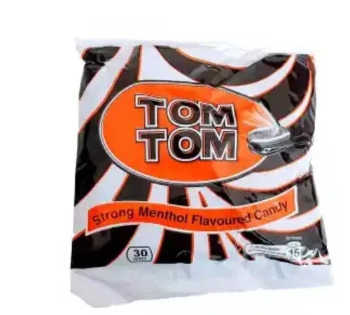 2 x Tom Tom Strong Menthol Flavoured Candy Mints Refreshing Sweets Pack
