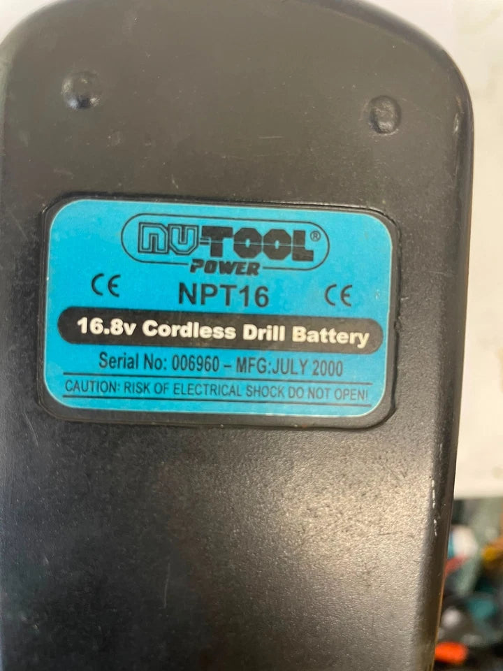 Nutool NPT16 16.8V Cordless Drill Driver Black with Battery