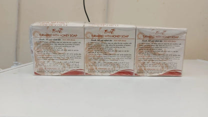 6 x Soft Turmeric with Honey Soap – Natural Radiance & Gentle Care